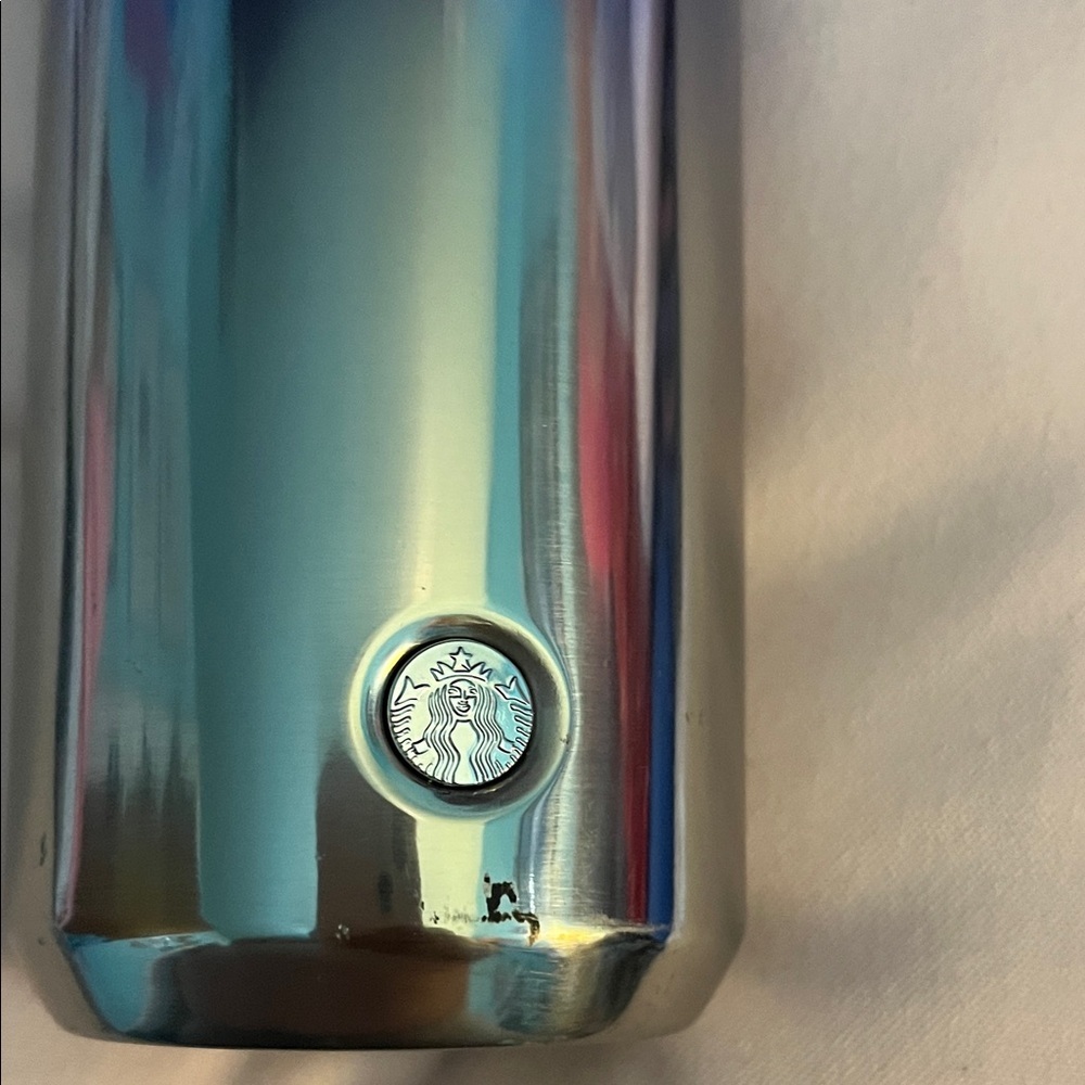 Starbucks Gradient Winter Blue 20 oz Water Bottle - Picture 2 of 7